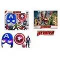 Captain America Mask Set - კაპიტანი ამერიკის ნიღაბი