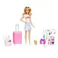 Barbie Malibu' Doll Travel Set With Puppy ბარბის თოჯინა აქსესუარებით