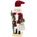 Nutcracker in a Santa Claus costume Red - საახალწლო დეკორაცია მაკნატუნა