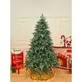 Scandinavian Christmas Tree With Blue Tips PE 210 CM  საახალწლო ნაძვის ხე 100% სილიკონი
