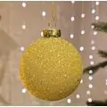 Glitered Ball Hanging Decoration - ნაძვის ხის სათამაშო