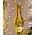 Gold Champagne Christmas Hanging Decoration - ნაძვის ხის სათამაშო