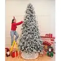 Snow-Covered Christmas Tree PE+PVC 300 CM - დათოვლილი ნაძვის ხე შერეული სილიკონის წიწვებით