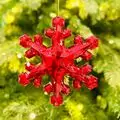 Red Diamond Hanging Decoration - ნაძვის ხის სათამაშო