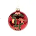 Christmas Flower Ball Hanging Decoration - ნაძვის ხის სათამაშო