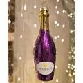 Purple Champagne Christmas Hanging Decoration - ნაძვის ხის სათამაშო