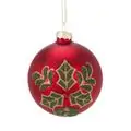 Christmas Flower Ball Hanging Decoration - ნაძვის ხის სათამაშო