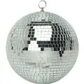 Big Silver Disco Christmas Ball Hanging Decoration 18 CM - ნაძვის ხის სათამაშო