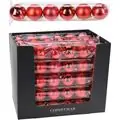 Red Ball Set Hanging Decoration - ნაძვის ხის სათამაშოები