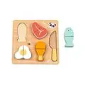 Tooky Toy Cutting Food 10 PCS - ხის განსავითარებელი სათამაშო დასაჭრელი საჭმელი