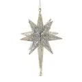 Silver Star 3D Hanging Decoration - ნაძვის ხის სათამაშო