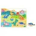 Tooky Toy Hi Pando Animal Puzzle Set - ხის  განსავითარებელი სათამაშო ცხოველების ფაზლი