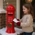 Santa's Metal Mail Box With Christmas Design - საახალწლო წერილების ყუთი