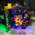 Santa Claus's Fireplace With Lights - საახალწლო აქსესუარი სანტას ბუხარი განათებით