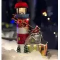 Christmas Lighthouse With Led Decoration - საახალწლო აქსესუარი განათებით