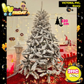 Victoria Snow-Covered Christmas Tree PVC 220 CM ნაძვის ხე დათოვლილი ტოტებით
