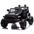Jeep Wrangler Sport Car Black - ელექტრო მანქანა კაუჩუკის საბურავებით