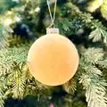 Full Velvet Christmas Ball Hanging Decoration - ნაძვის ხის სათამაშო
