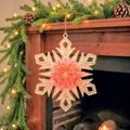 Snowflake Hanging Decoration - ნაძვის ხის სათამაშო