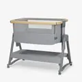 KikkaBoo Nanna 2 Grey ახალშობილის საწოლი