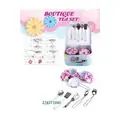 Beautiful Pink Metal Tea Set -  სათამაშო ჩაის ნაკრები აქსესუარებით