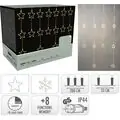 Curtain with Star Warm Led Lights - საახალწლო განათებები