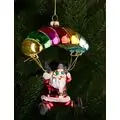 Santa Claus Swing with Parachute Hanging Decoration - ნაძვის ხის სათამაშო