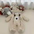 Fluffy Reindeer Romper Beige - საბავშვო ფუმფულა რომპერი