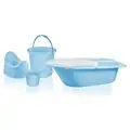 Tuffex Colorful Baby Bath Set 5 Pcs Blue - ჩვილის დასაბანი კომპლექტი
