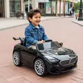 BMW Electric Car Painting Black 1 Motor - ელექტრო მანქანა კაუჩუკის საბურავებით