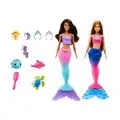Barbie Mermaid Set With 2 Brunette Dolls ქალთევზა ბარბები
