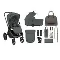 KikkaBoo Goya Platinum Olive 3 in1 - საბავშვო ეტლის კომპლექტი