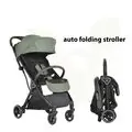 Cangaroo Baby Stroller Easy Fold Green პრემიუმ კლასის მსუბუქი სასეირნო ეტლი უნიკალური დაკეცვის მექანიზმით
