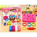 Dede ART CRAFT 03683 HAPPY BIRTHDAY DOUGH SET 200 GR საბავშვო პლასტელინების ნაკრები