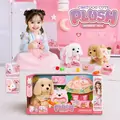 Cartoon Cute Plush Pet Puppy - სათამაშო ლეკვი აქსესუარებით
