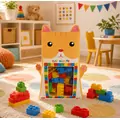 Mini Blocks in a Cat Box - ასაწყობი კუბიკები