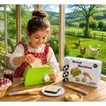 Wooden Toaster With Accsesoriess - სათამაშო ხის ტოსტერი