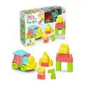 Dede Soft Blocks Train Set 24 Pcs 04122 - სათამაშო ასაწყობი კუბიკები