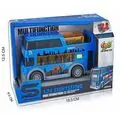 Sightseeing Bus With Light And Sound Blue - სათამაშო ორსართულიანი ქალაქის ავტობუსი