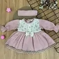Blossom Bow Dress Set - საბავშვო კაბის კომპლექტი