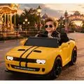 Dodge Challenger Car Yellow - ელექტრო მანქანა