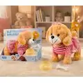 Golden Puppy Walking Toy - სათამაშო რბილი ძაღლი