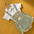 Sage Bunny Overalls - საბავშვო კომბინიზონი