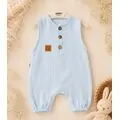 Sky Linen Romper - ჩვილის რომპერი