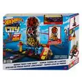 Hot Wheels HDP02 City Super Twist Tire Shop Playset საბავშვო სათამაშო ტრასა