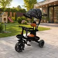 Aero Tricycle Black - სასეირნო ველო-ეტლი