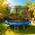 Metal & Plastic Trampoline 366cm 12FT - ბატუტი