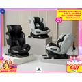 KikkaBoo i-Moove i-SIZE Black, Light Grey - მანქანის სავარძელი (ქარსითი)