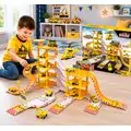 Engineering Track With Cars And Helicopter - სათამაშო საინჟინრო ტრასა მანქანებით და ვეტმფრენით