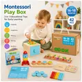 Tooky Toy Montessori  Educational Play Box - განსავითარებელი სათამაშო